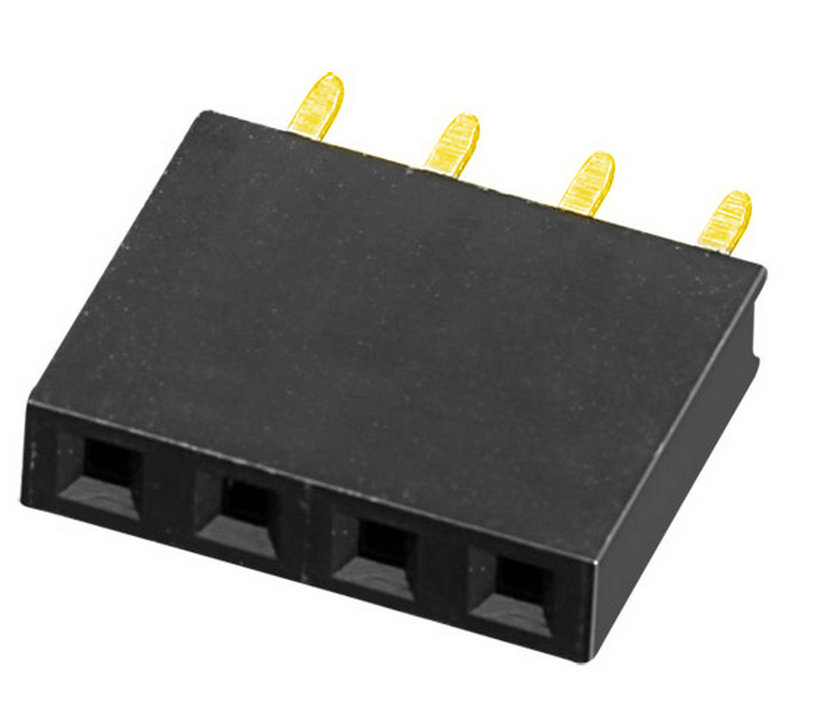 PH2.54mm Female Header  Single Row H=3.55, 5.0, 7.1, 7.5, 8 U-type Straight-type  Connector 