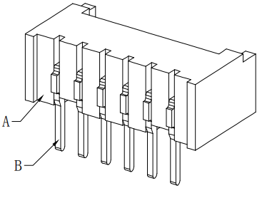 PH1.25mm wafer, single row, DIP right angle type wafer connectors 