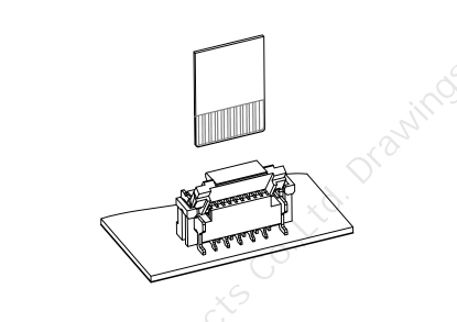 立貼0.5mm Pitch H5.4